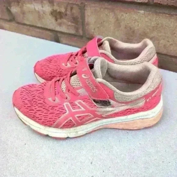 Girls Asics Pink Running shoes - size 3 - Picture 5 of 5
